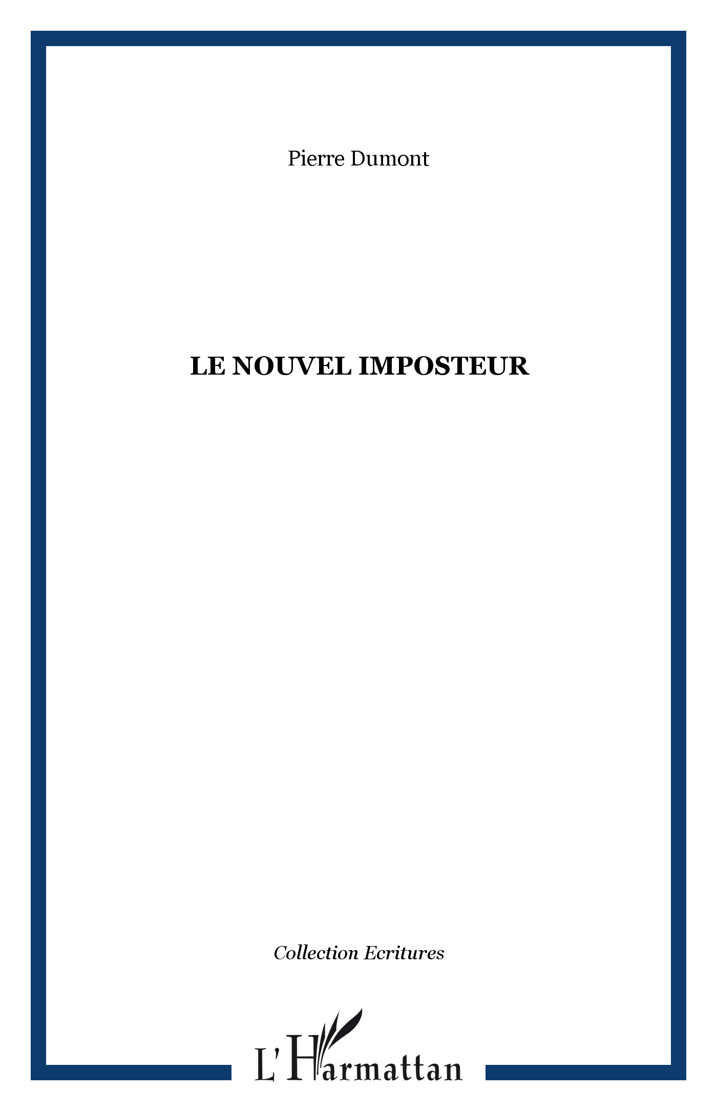 LE NOUVEL IMPOSTEUR (9782738493699-front-cover)