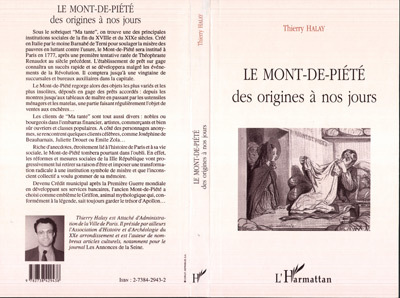 Le Mont-de piété, Des origines à nos jours (9782738429438-front-cover)