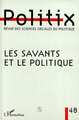 Politix, LES SAVANTS ET LE POLITIQUE (9782738487803-front-cover)