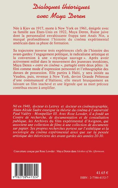 Dialogues théoriques avec Maya Deren (9782738441324-back-cover)