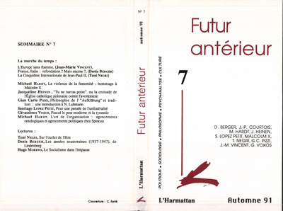Futur Antérieur, Futur Antérieur 7 (9782738411488-front-cover)