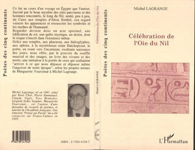Célébration de l'Oie de Nil (9782738441942-front-cover)