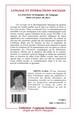 Langage et Interactions Sociales (9782738467812-back-cover)