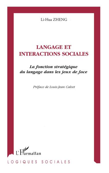 Langage et Interactions Sociales (9782738467812-front-cover)