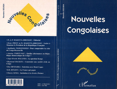 Nouvelles Congolaises, NOUVELLES CONGOLAISES (n° 23-24) (9782738481184-front-cover)