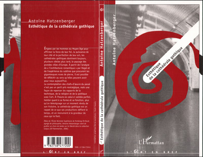 ESTHÉTIQUE DE LA CATHÉDRALE GOTHIQUE (9782738477200-front-cover)