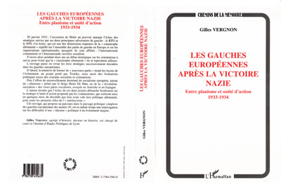 Les gauches européennes après la victoire nazie, Entre planisme et unité d'action 1933-1934 (9782738455635-front-cover)