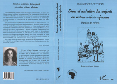 SOINS ET NUTRITION DES ENFANTS EN MILIEU URBAIN AFRICAIN, Paroles de mères (9782738482570-front-cover)
