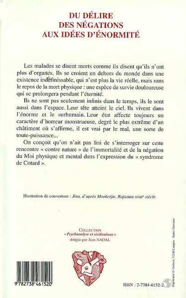 Du délire des négations aux idées d'énormité (9782738461520-back-cover)