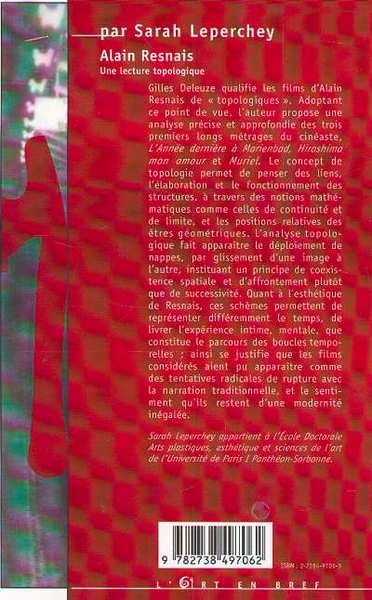 Alain Resnais : une lecture topologique (9782738497062-back-cover)