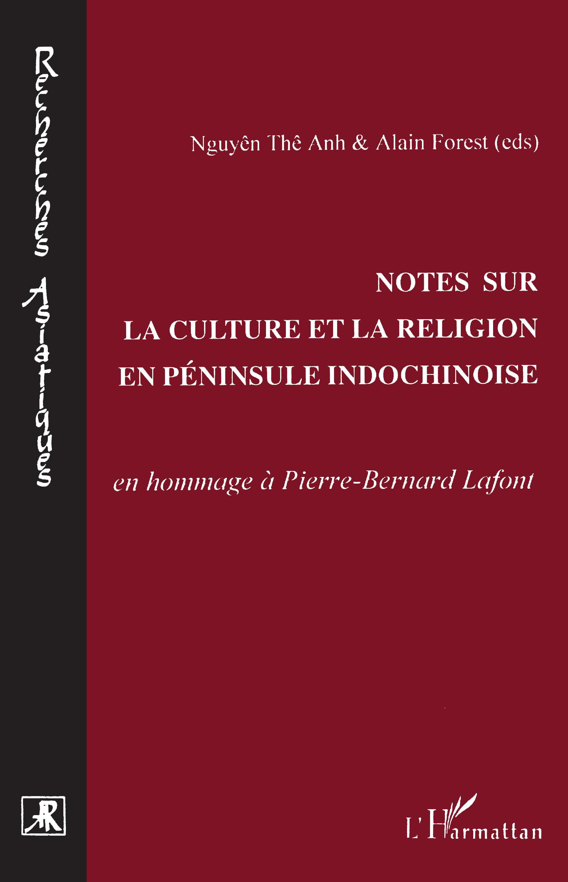 Notes sur la culture et la religion en péninsule indochinois (9782738428981-front-cover)