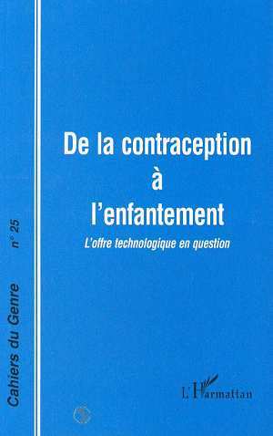 Cahiers du Genre, CONTRACEPTION (DE LA) A L'ENFANTEMENT (9782738484765-front-cover)