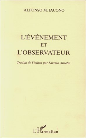 L'EVENEMENT ET L'OBSERVATEUR (9782738473844-front-cover)