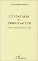 L'EVENEMENT ET L'OBSERVATEUR (9782738473844-front-cover)