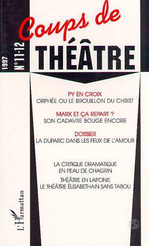 Coups de théâtre, La Duparc dans les feux de l'amour, n°11-12 (9782738456571-front-cover)