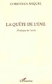 La quête de l'exil, Pratique de l'exil (9782738440938-front-cover)