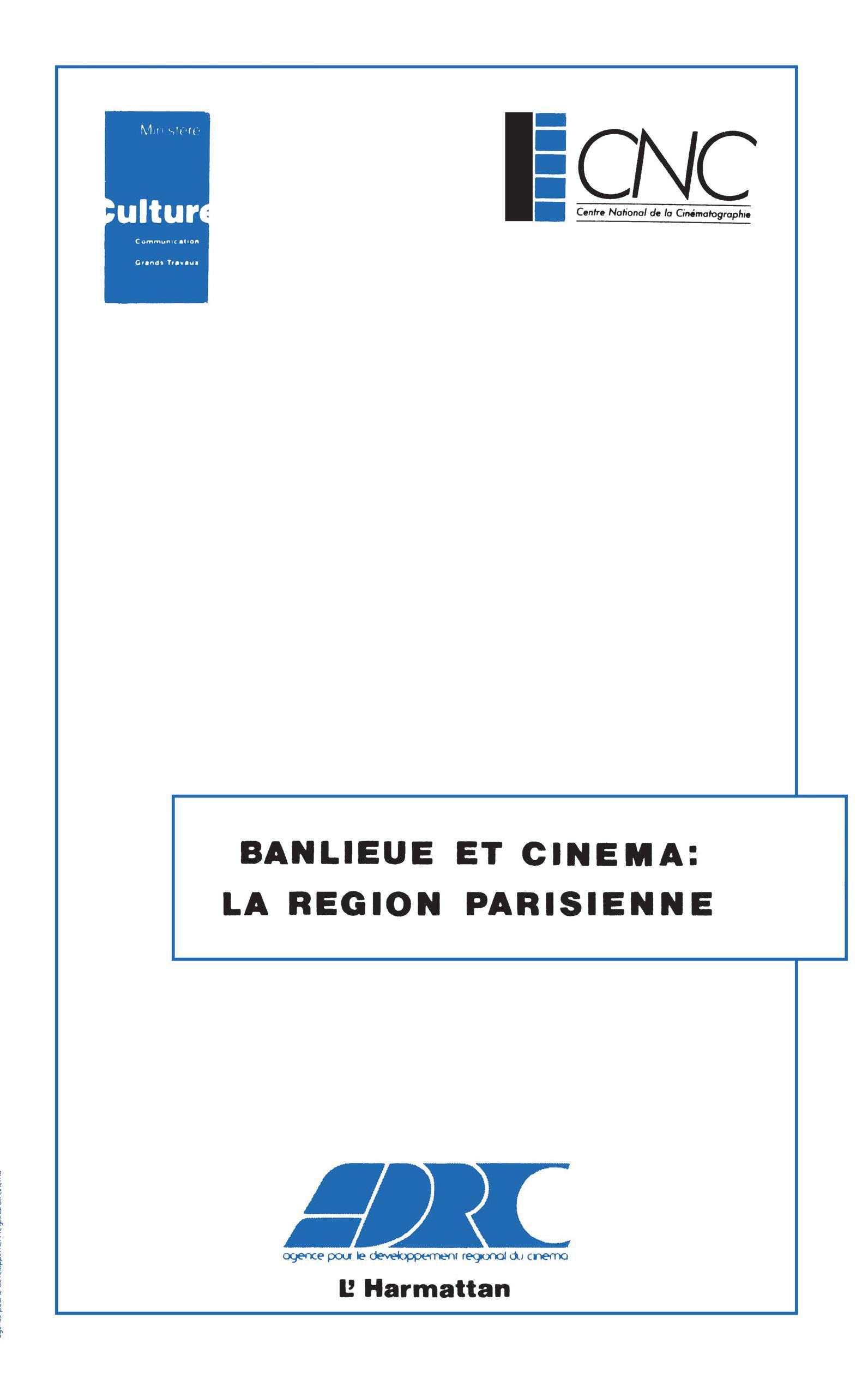 Banlieue et cinéma la région parisienne (9782738408464-front-cover)
