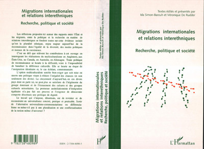 MIGRATIONS INTERNATIONALES ET RELATIONS INTERETHNIQUES, Recherche, politique et société (9782738480989-front-cover)