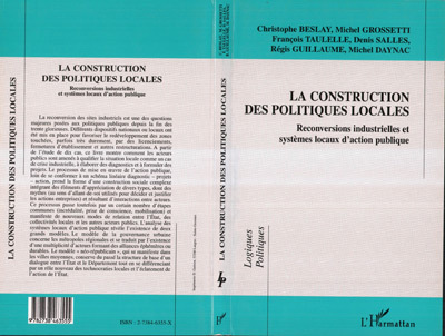 La Construction des Politiques Locales, Reconversions industrielles et systèmes locaux d'action publique (9782738463555-front-cover)