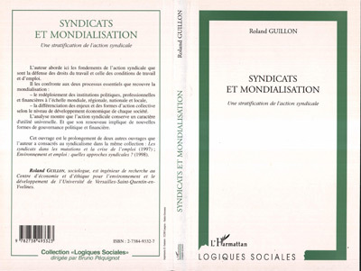 SYNDICATS ET MONDIALISATION, Une stratification de l'action syndicale (9782738493323-front-cover)