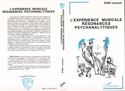 L'expérience musicale, Résonances psychanalytiques (9782738421920-front-cover)