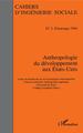 Cahiers d'Ingénierie Sociale, Anthropologie du développement aux Etats-Unis (9782738428349-front-cover)