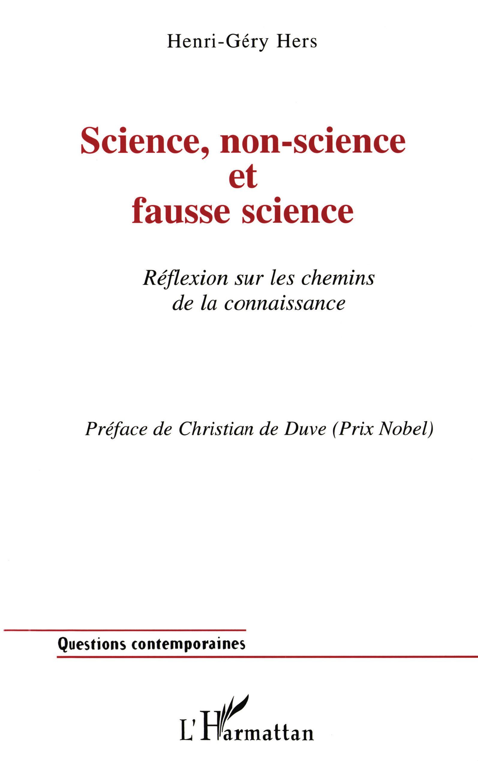 Science Non-Science et Fausse Science, Réflexion sur les chemins de la connaissance (9782738464552-front-cover)