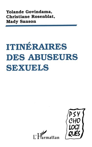 ITINÉRAIRES DES ABUSEURS SEXUELS (9782738478092-front-cover)