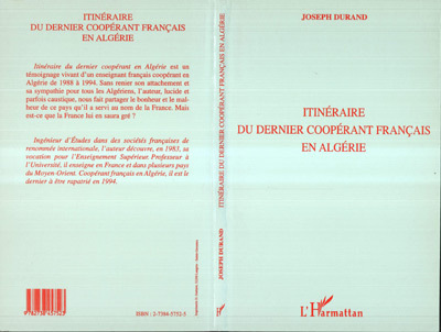 Itinéraire du dernier coopérant français en Algérie (9782738457523-front-cover)
