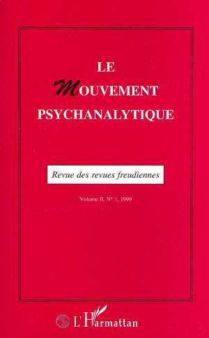 Le Mouvement Psychanalytique, Psychanalyse et anthropologie, Vol. III, 2 (9782738481207-front-cover)