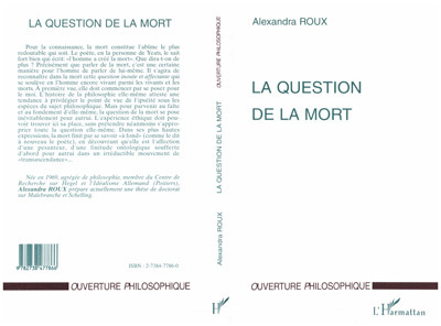 LA QUESTION DE LA MORT (9782738477866-front-cover)