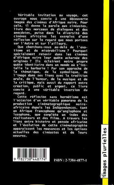 Les cinémas d'Afrique Noire, Le regard en question (9782738448774-back-cover)