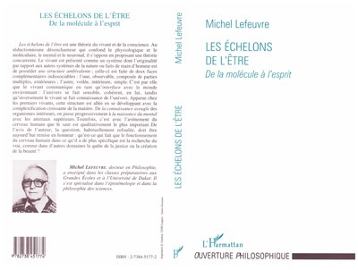 Les échelons de l'être, De la molécule à l'esprit (9782738451774-front-cover)