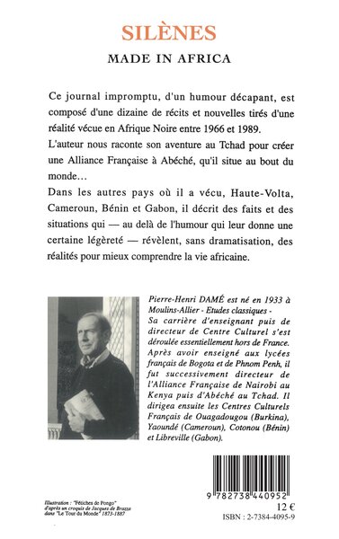Silènes, Made in Africa - Récits et Nouvelles (9782738440952-back-cover)