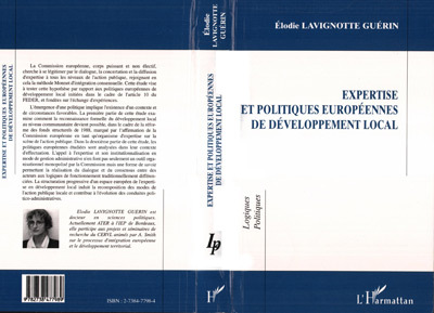 EXPERTISE ET POLITIQUES EUROPEENNES DE DEVELOPPEMENT LOCAL (9782738477989-front-cover)
