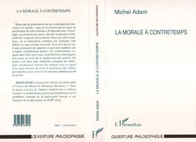 La Morale à Contretemps (9782738465900-front-cover)