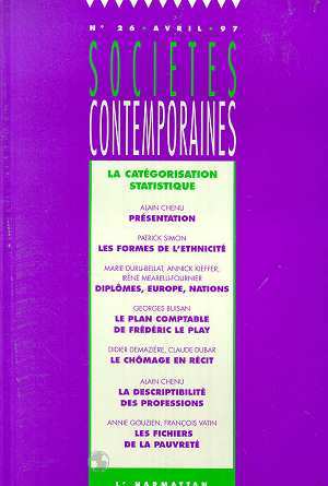 Sociétés Contemporaines, La catégorisation statistique (9782738451101-front-cover)
