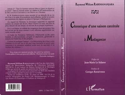 CHRONIQUE D'UNE SAISON CARCÉRALE À MADAGASCAR (9782738477576-front-cover)