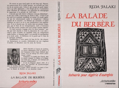 La ballade du berbère - Scénario pour l'Algérie d'autrefois (9782738409409-front-cover)
