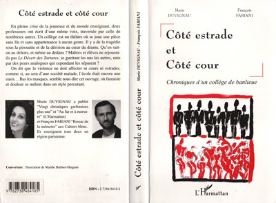 COTE ESTRADE COTE COUR, Chroniques d'un collège de banlieue (9782738484185-front-cover)