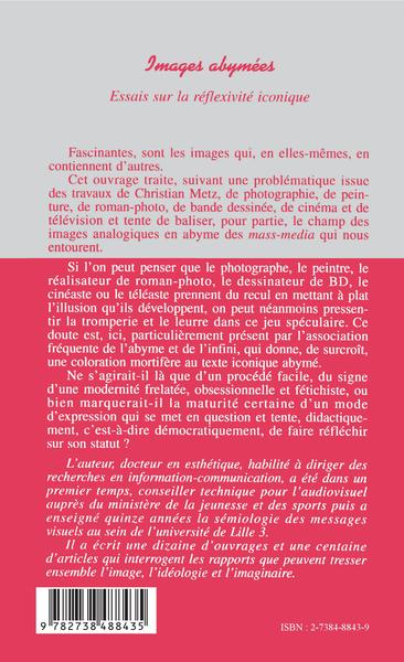 Images abymées, Essais sur la réflexivité iconique (9782738488435-back-cover)