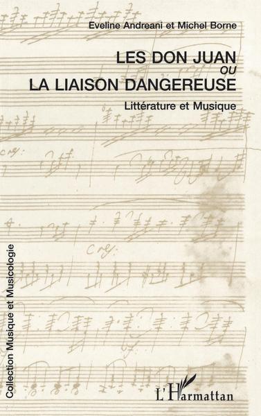 Les Don Juan ou La Liaison dangereuse, Littérature et musique (9782738443007-front-cover)