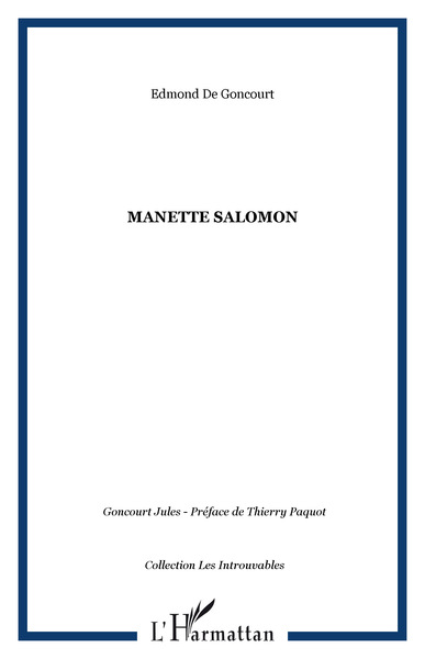 Manette Salomon (9782738420794-front-cover)