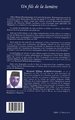 Un fils de la lumière, Biographie d'Albert Rakoto Ratsimamanga (9782738461230-back-cover)