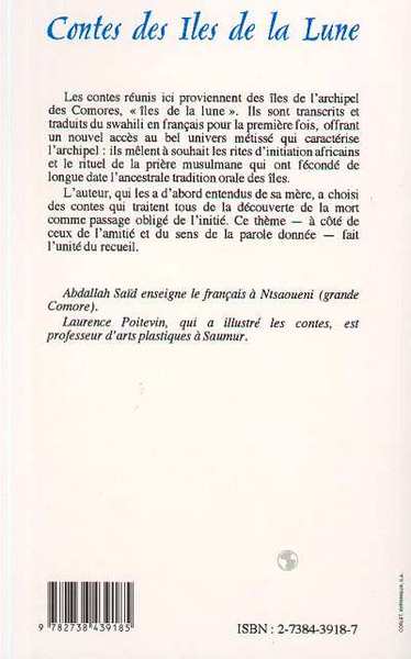 Contes des îles de la lune, Contes comoriens (9782738439185-back-cover)