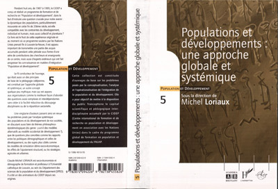 POPULATIONS ET DÉVELOPPEMENTS : UNE APPROCHE GLOBALE ET SYST (9782738455826-front-cover)