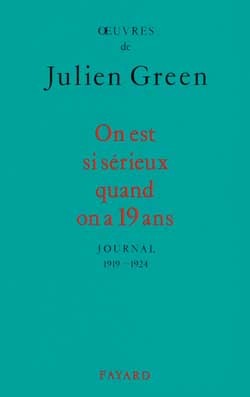 On est si sérieux quand on a 19 ans, Journal (1919-1924) (9782213031774-front-cover)