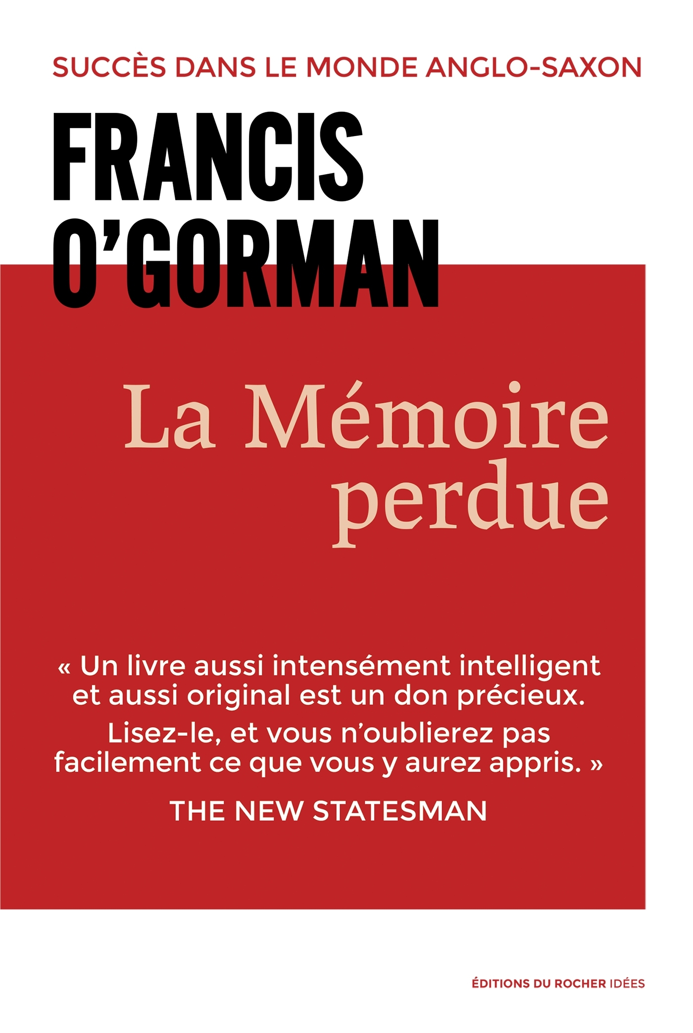 La mémoire perdue (9782268103495-front-cover)