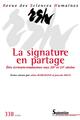 La Signature en partage - N° 338 2/2020, Être écrivain-traducteur aux 20e et 21e siècles (9782913761858-front-cover)