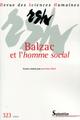 Balzac et l'homme social, Revue des sciences humaines, n°323, 3/2016. (9782913761704-front-cover)